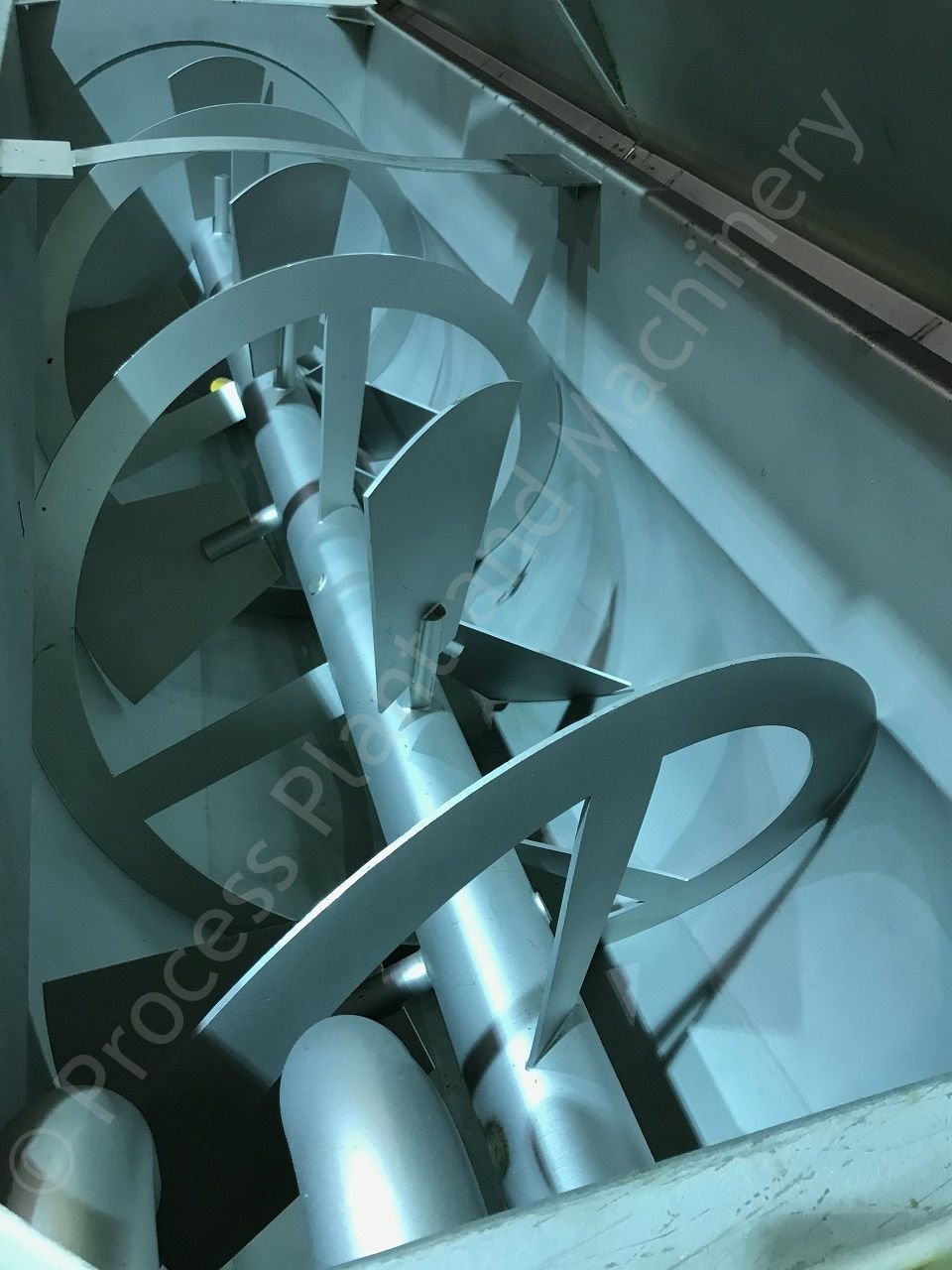 Used 1,500 Ltr Stainless Steel Horizontal Spiral Ribbon Mixer/Blender